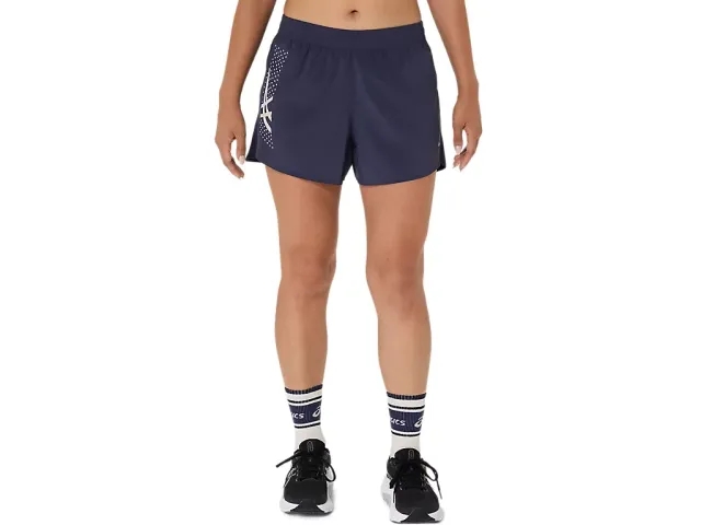 ASICS Icon 4in Running Shorts Women - Dark Blue