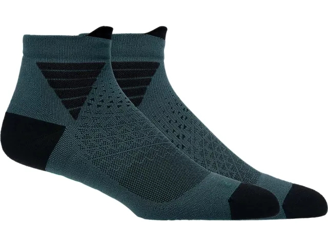ASICS Elite Fujitrail Quarter Running Socks - Petrol