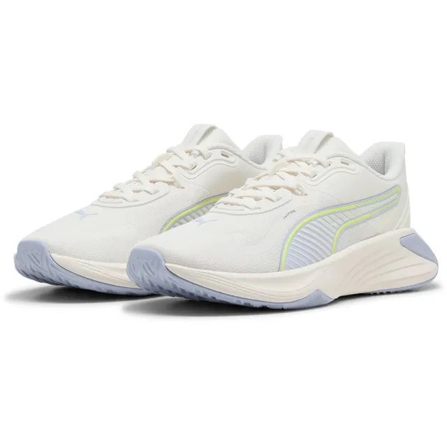 PUMA Women's PWR Hybrid Training Shoes - Warm White/Yellow Alert/Cool Weather -  Size: UK 8
