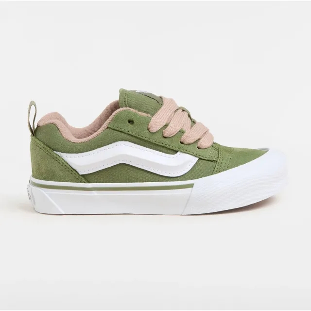 Vans - Kids Knu Skool Shoes (4-8 Years), Green