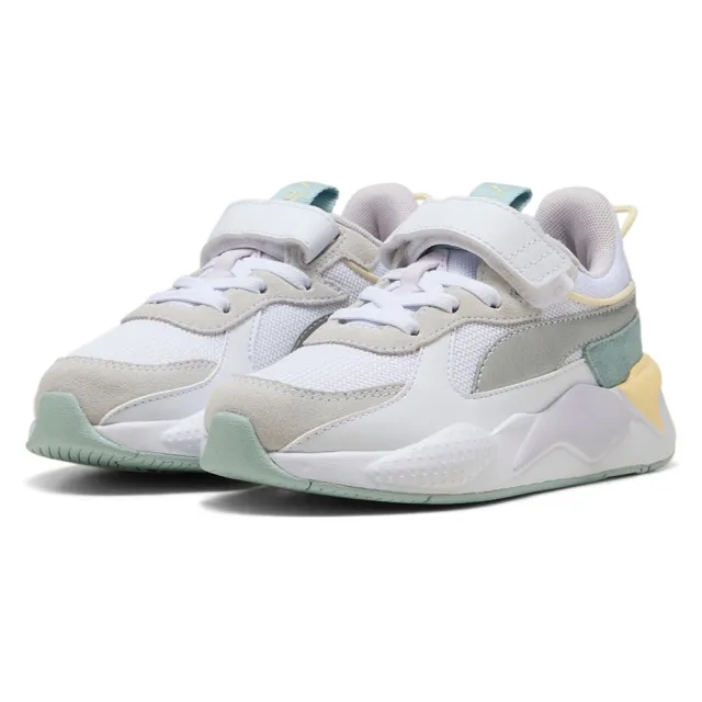 PUMA RS-X Metallic Alternative Closure+ Sneakers Kids, White/Silver