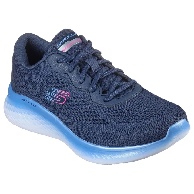 Skechers Women's Skech-Lite Pro - Stunning Steps Sneaker in Navy Blue/Blue