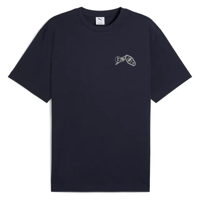 Graphics PUMA Hotel Relaxed T-Shirt Men, Dark Blue