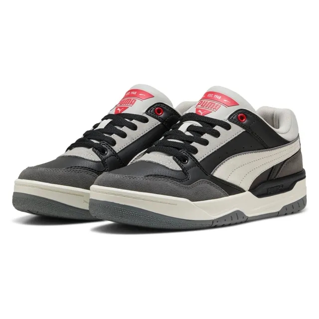 PUMA Rebound Retro Sneakers Unisex, Black/Cool Dark Grey/For All Time Red