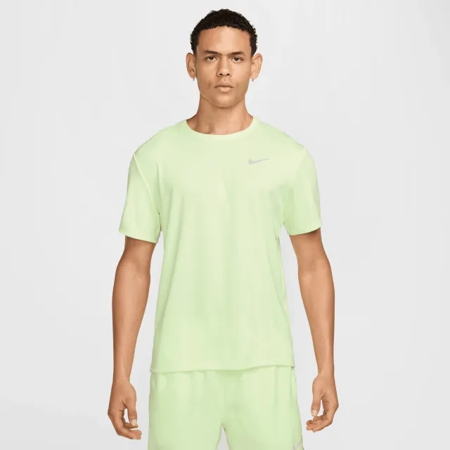 Nike Miler Running Shirt Men - Lime