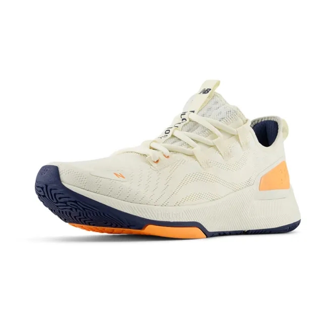 New Balance Men's FuelCell Trainer v2 in Beige/Orange/Blue Textile