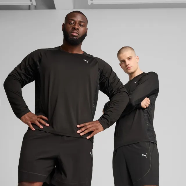 PUMA Tad Tech Long-Sleeve T-Shirt Men, Black