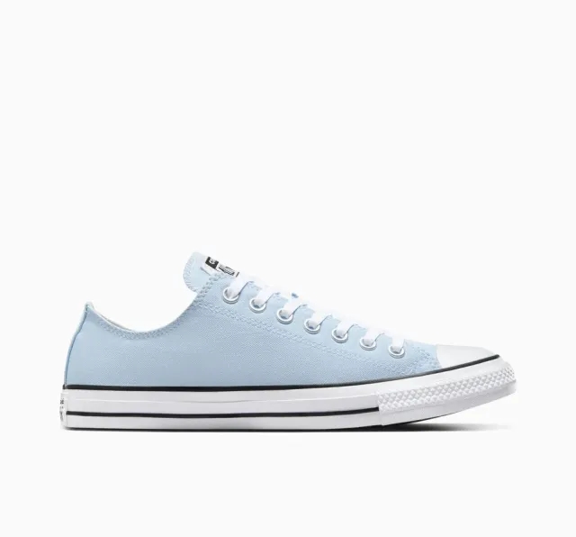 Converse all star ox trainers in pale blue