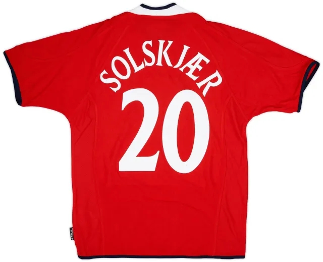 Umbro 2000-02 Norway Home Shirt Solskjaer #20 (M)