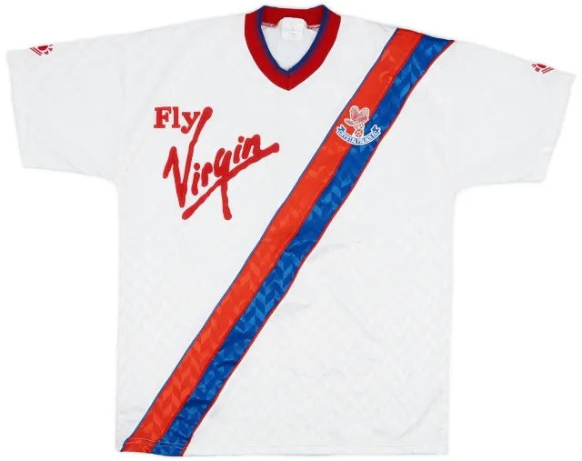 Bukta 1989-90 Crystal Palace Away Shirt - 8/10 - (L)