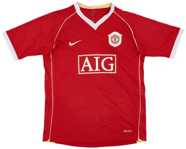 Nike 2006-07 Manchester United Home Shirt - 6/10 - (XL.Boys)
