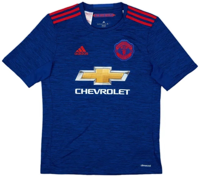 adidas 2016-17 Manchester United Away Shirt - 10/10 - (XL.Boys)