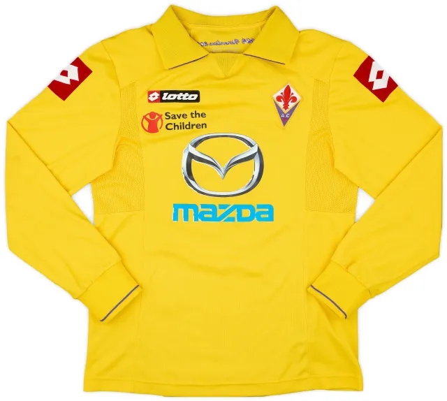 Lotto 2011-12 Fiorentina Away L/S Shirt #15 - 7/10 - (XS)