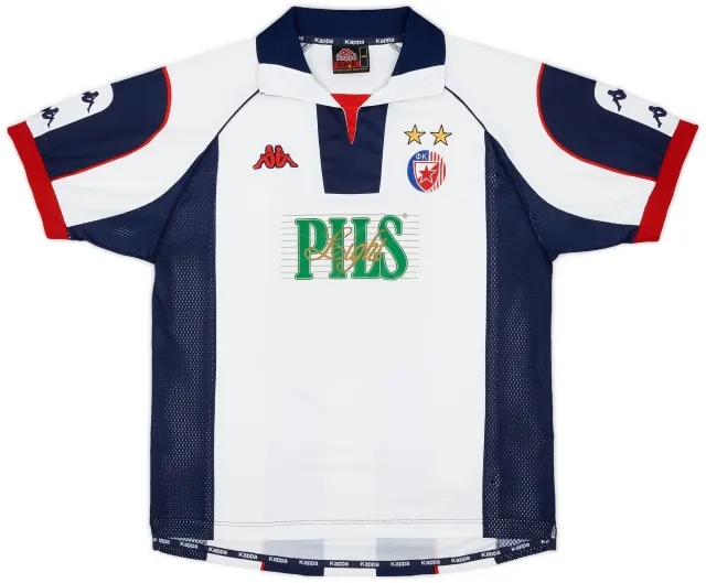 Kappa 1998-00 Red Star Belgrade Away Shirt - 8/10 - (L)