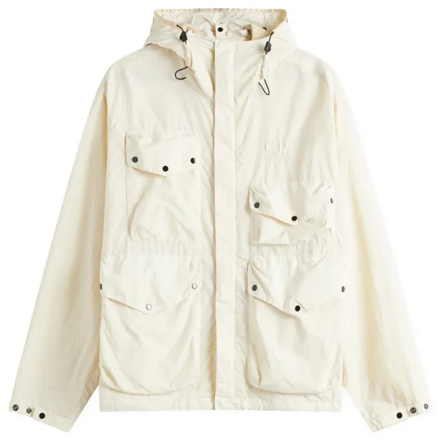 C.P. Company Men's Flatt Nylon Goggle Jacket Pistachio Shell