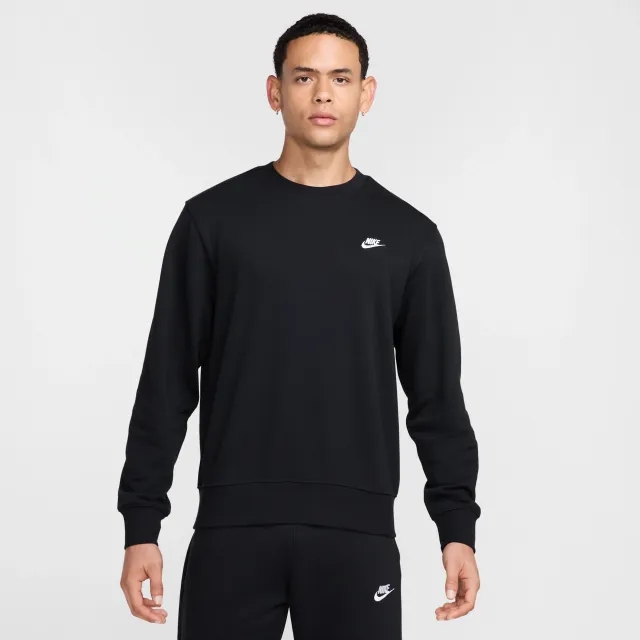 Nike Club Men Sweatshirts - Black