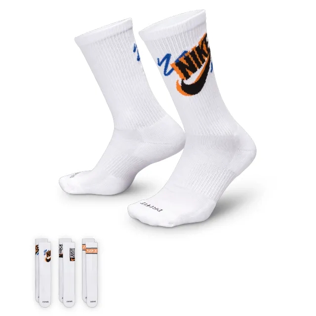 Nike Everyday Essential Crew 3 Pack Unisex Socks - White