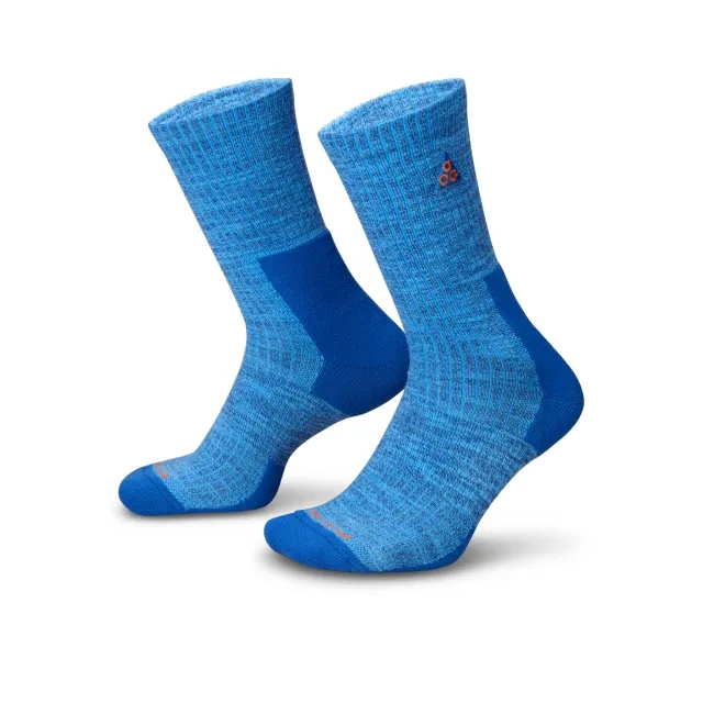 Nike Acg Everyday Cushioned Crew Socks 1-Pack University Blue/ Game Royal/ Safety Orange M