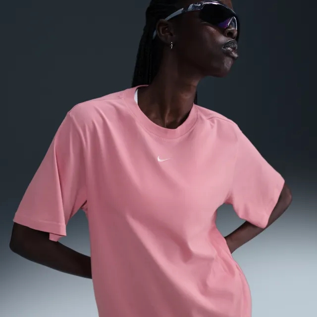 Nike Womens T-Shirt Essential LBR T-Shirt - Pink - Size XL - Pink