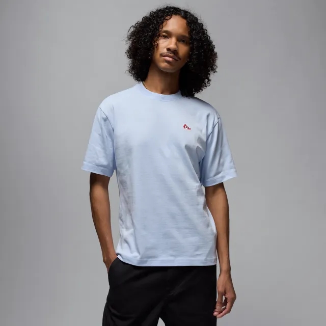 Nike Jordan Brand Men's Sneaker Patch T-Shirt - Blue - Cotton