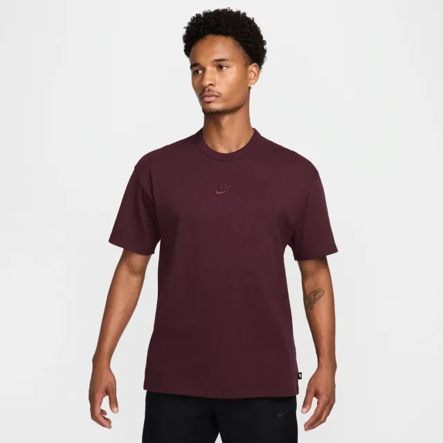 Nike Premium Essentials Short Sleeve T-Shirt In Burgundy-Red