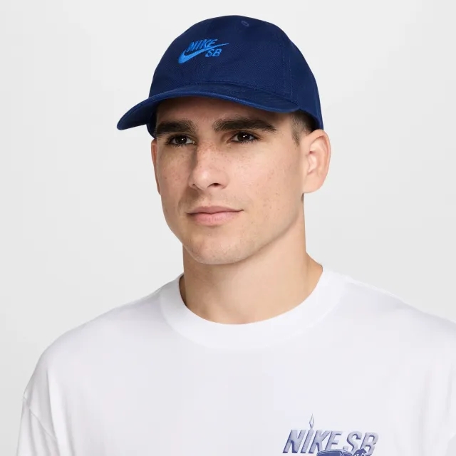 Nike SB Club Unstructured Skate Cap - Blue - Cotton