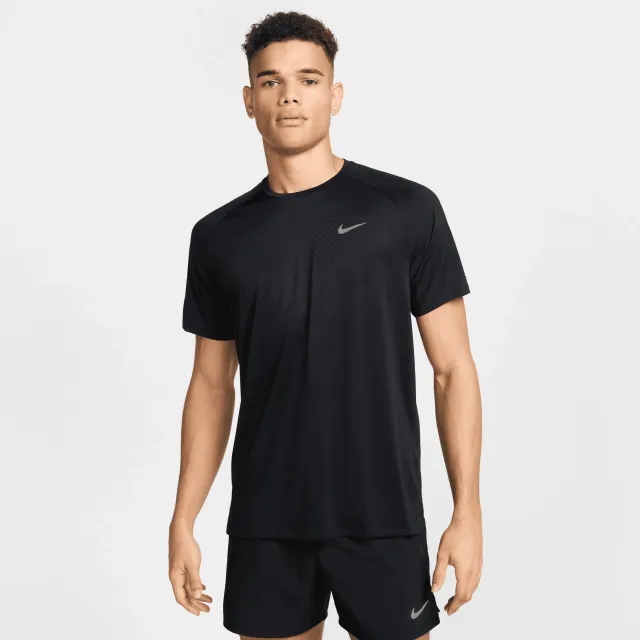 Nike Stride Running Shirt Men - Black