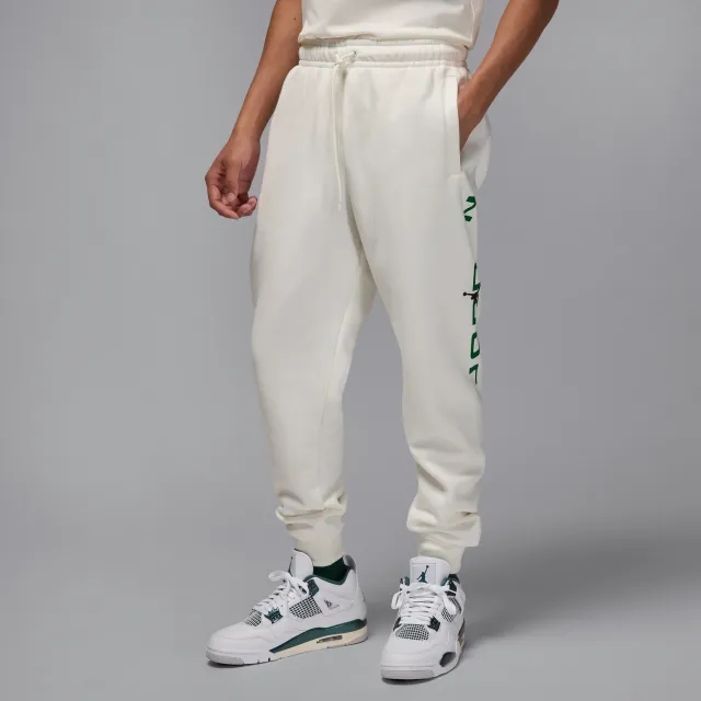 Nike Jordan Essentials Men's Fleece Joggers - White - Cotton/Polyester