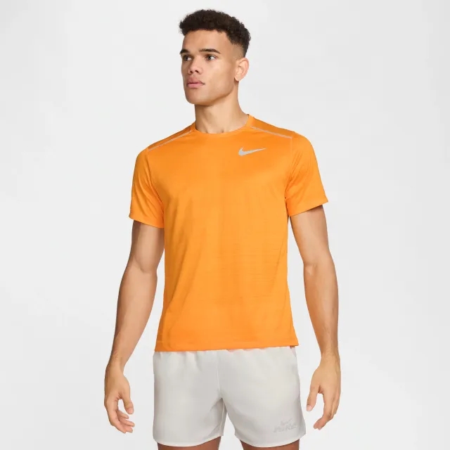 Nike Miler 1.0 T-Shirt - Orange - Mens