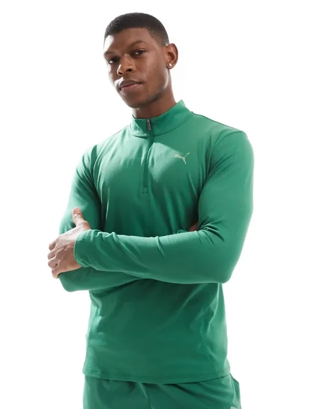PUMA Train Slim Fit Quarter Zip Men, Vine
