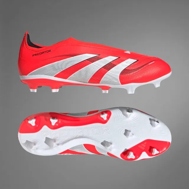 adidas Predator League Laceless FG - Red - Womens