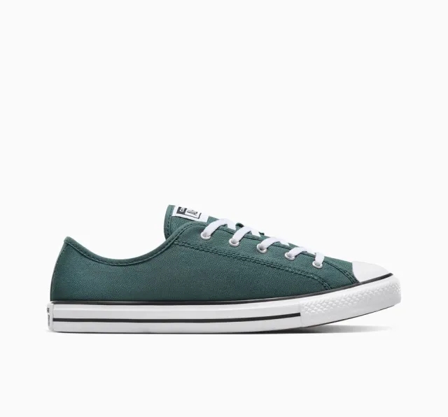 Converse all star dainty trainers in dark green