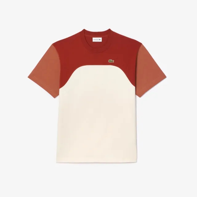 Lacoste Cotton Colour Block T-Shirt, Lapland/Iberis/Track