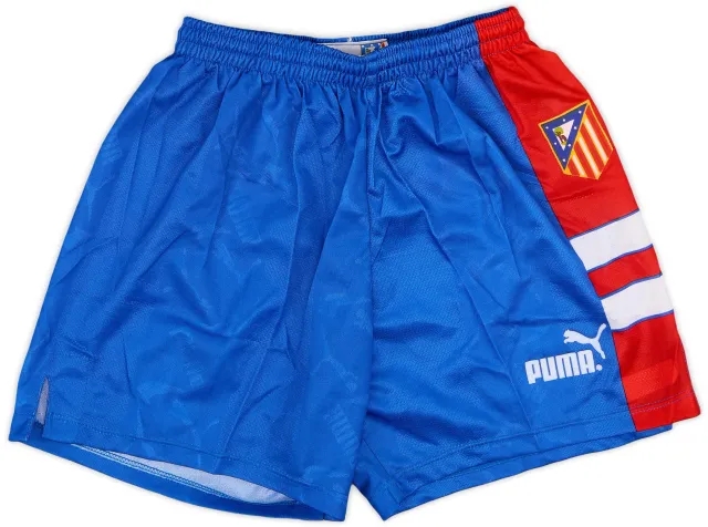 Puma 1995-96 Atletico Madrid Home Shorts - 8/10 - (L)