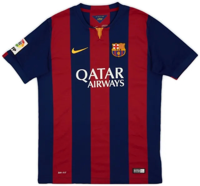 Nike 2014-15 Barcelona Home Shirt - 7/10 - (XL.Boys)