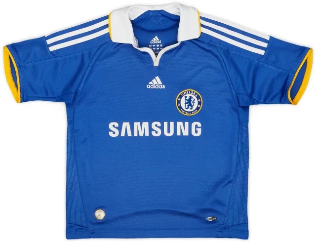 adidas 2008-09 Chelsea Home Shirt - 9/10 - (S.Boys)