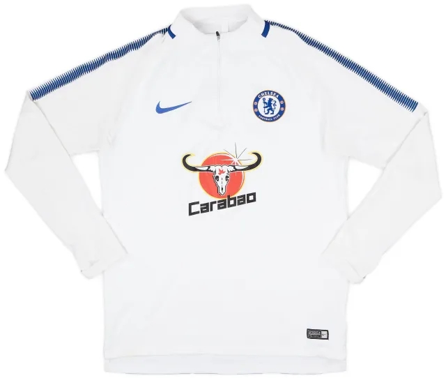 2017-18 Chelsea Nike 1/4 Zip Training Top - 6/10 - (M)