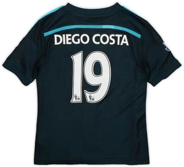 adidas 2014-15 Chelsea Third Shirt Diego Costa #19 - 9/10 - (S.Boys)