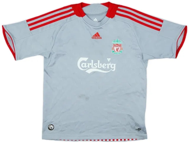 adidas 2008-09 Liverpool Away Shirt - 8/10 - (M.Boys)