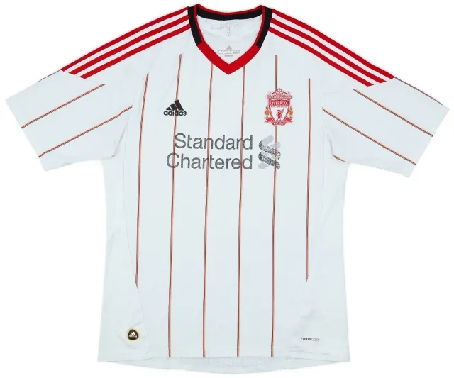 adidas 2010-11 Liverpool Away Shirt - 5/10 - (L)