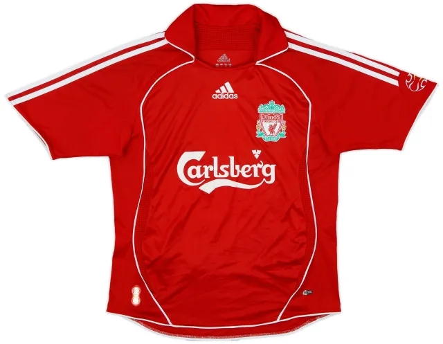 adidas 2006-08 Liverpool Home Shirt - 6/10 - (L.Boys)
