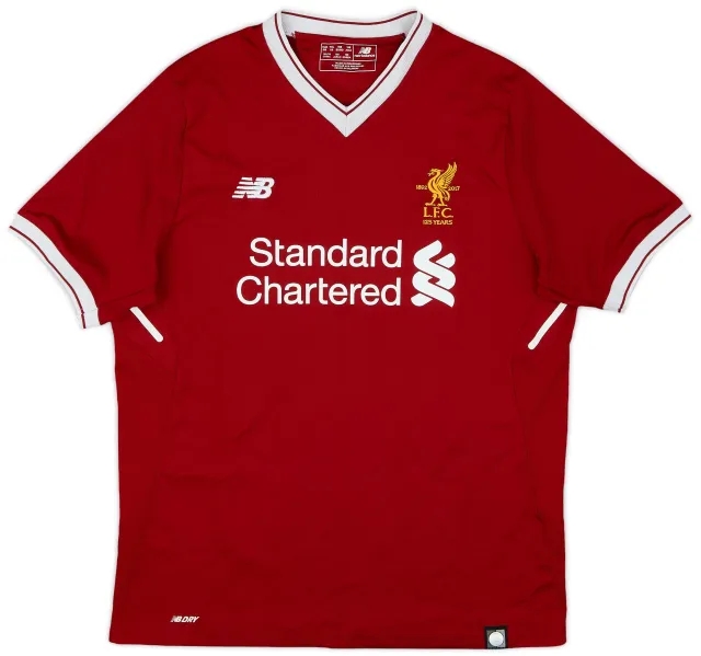 NewBalance 2017-18 Liverpool 125 Years Home Shirt - 5/10 - (XL.Boys)