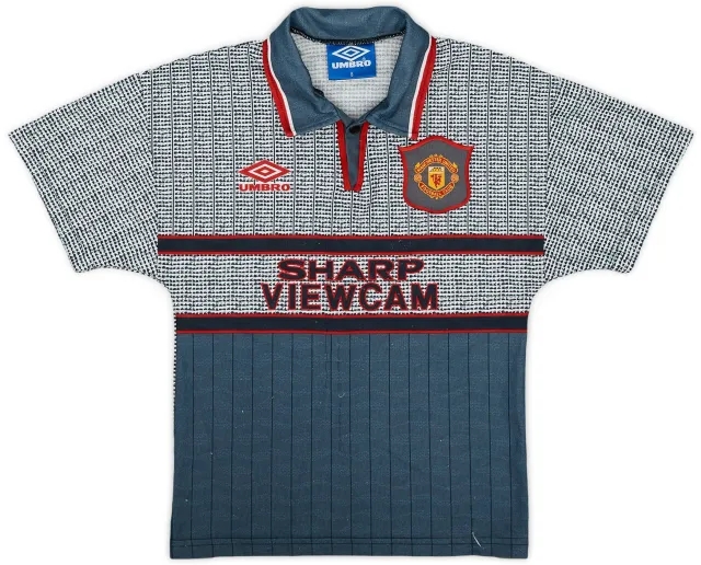 Umbro 1995-96 Manchester United Away Shirt - 7/10 - (S.Boys)