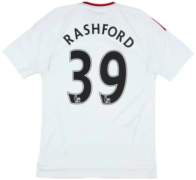 adidas 2015-16 Manchester United Away Shirt Rashford #39 - 7/10 - (M)