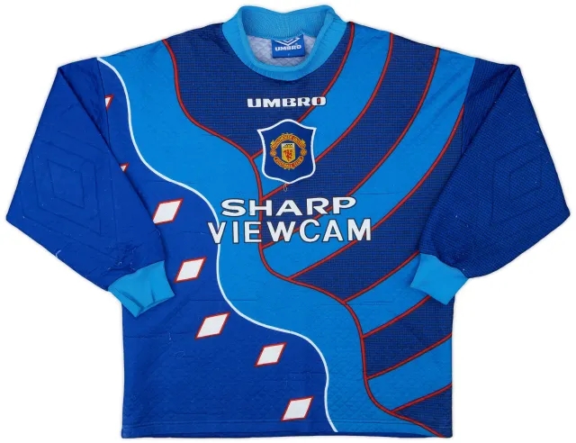 Umbro 1994-97 Manchester United GK Shirt - 7/10 - (Y)