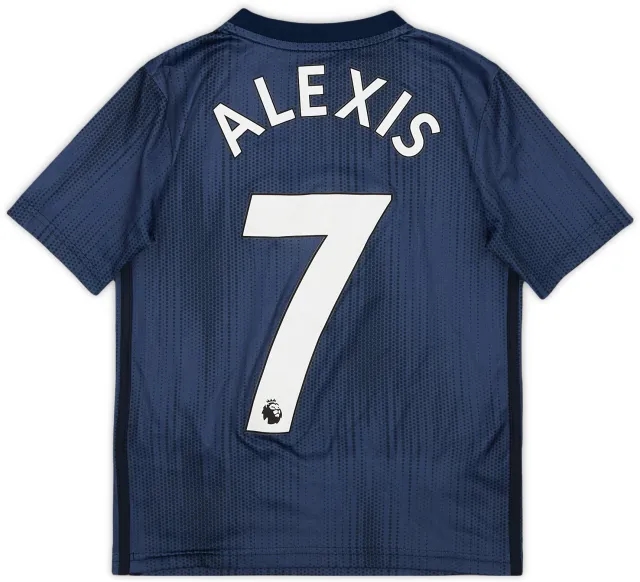 adidas 2018-19 Manchester United Third Shirt Alexis #7 - 9/10 - (S.Boys)