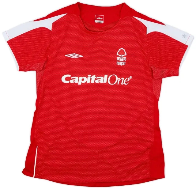 Umbro 2004-06 Nottingham Forest Home Shirt - 9/10 - (Women's S)
