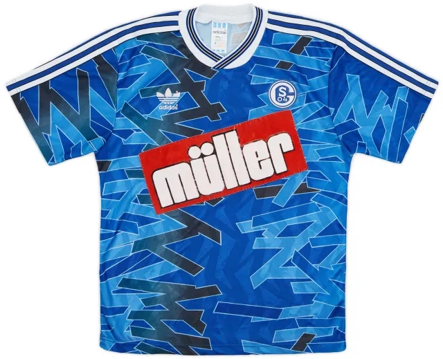 adidas 1993-94 Schalke Home Shirt - 8/10 - (S)