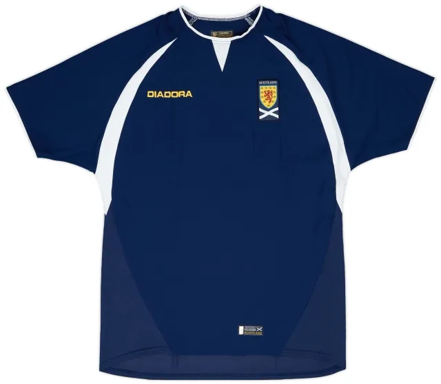 Diadora 2003-05 Scotland Home Shirt - 8/10 - (S)