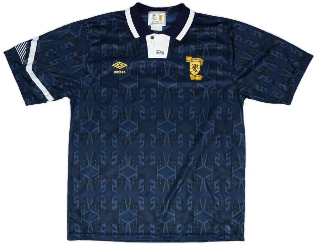 Umbro 1991-94 Scotland Home Shirt - 6/10 - (XL)